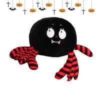 Nadsrpn Plush Halloween Suction Cup | Bat Spider Pumpkin Shape Accompanying Doll for Adults - Cartoon Doll Plush for Playtime Travel Bedtime Nursery Sofa Car Bedroom Wall Door Window Study Teens