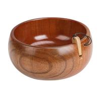 Nadsrpn Yarn Bowls for Crocheting,Wood Yarn Bowl Holder - Crochet Gadgets Stand - for Women Beginners Knitters Crocheters Home Dorm Travel Handcrafts