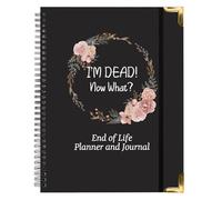 NADSSJL End of Life Planner UK 2025: "I'm Dead! Now What?" A4 Life Planner featuring Twin-Wire Binding, a Hard Cover, Organiser Notebook for your possessions, business affairs, and final wishes