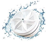 NADUSEP Mini Portable Washing Machine, Mini Portable Dishwashers for Sink, Ultrasonic Turbine Portable Clothes Washing Machine with USB for Home Business Travel College Room RV Apartment