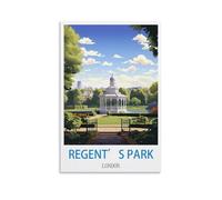 NAEGV 5D Diamond Art Kits Adults,Regent’s Park London DIY Diamond Painting Cross Stitch Full Drill Crystal Rhinestone Painting Embroidery Paintings 40x40CM