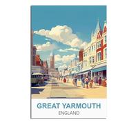 NAEGV 5D Diamond Painting Kits for Adults Beginners，Great Yarmouth England DIY Diamond Art Kits Adults,5D Gem Art Craft Set for Leisure Time 40x50cm