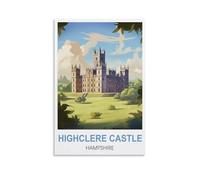 NAEGV 5D Diamond Painting Kits for Adults Beginners,Highclere Castle Hampshire DIY Diamond Art Kits Adults,5D Gem Art Craft Set for Leisure Time 30x40cm