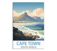NAEGV 5D Diamond Painting Kits for Beginners,Cape Town South Africa Gem Art Crafts Diamond DIY Kits for Wall Decor Home Office Decoration 40x50cm