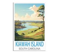 NAEGV 5D DIY Diamond Art Painting Kits,Kiawah Island South Carolina Painting Kits for Adults, Diamond Art Kits 5D DIY Diamond Painting for Home Decor 40x50cm