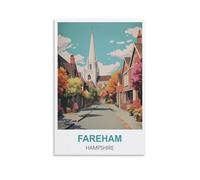 NAEGV Diamond Art Kits for Adults,Fareham Hampshire 5D DIY Paint with Diamonds Crafts for Home Wall Decoration Gifts 40x50cm
