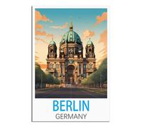 NAEGV Diamond Painting Kits Adults，Berlin Germany 5D Round Drill Diamond Gem Art Painting Picture Arts Kits Craft for Home Wall Decor 50x60cm