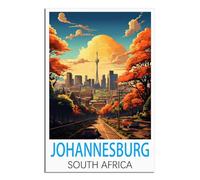 NAEGV Diamond Painting Kits,Johannesburg South Africa 5D Diamond Arts Kits Adults DIY Full Round Drill Diamond Painting Picture Art for Home Decor 40x50cm