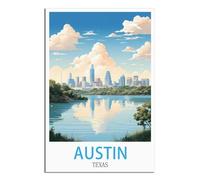 NAEGV Paint by Numbers Kits Austin Texas DIY Craft Art Painting Kit Acrylic Pigment Drawing Paintwork for Gift Home Wall Decor 50x60cm