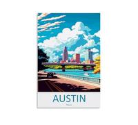 NAEGV Paint by Numbers Kits Austin Texas DIY Craft Art Painting Kit Acrylic Pigment Drawing Paintwork for Gift Home Wall Decor 50x60cm