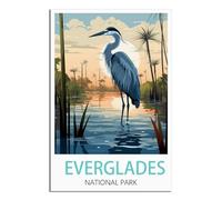 NAEGV Paint by Numbers Kits for Adults Everglades National Park Scenery Adult Paint by Numbers as a Home Wall Decoration Gift 20x30cm