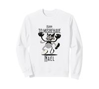NAEL - Cool Boy Name with cute Devil - Born to Misbehave Sweatshirt