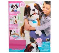 NAEM Millie My Lovin’ Pup Interactive Plush Toy, 22" Lifelike St. Bernard Dog with 150+ Sounds & Reactions, Voice Commands in English, Spanish & French, Soft Cuddly Pet Toy for Kids Ages 4