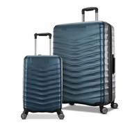 NAEM Saamsonite Precision DLX 2 Piece Hardside Expandable Spinner Luggage Set in Lagoon (Blue, 2 Piece)