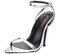 NAEMI Women's Sandals 25928782-na01, Silver, 38, 5 UK
