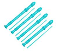 Naemriee Green ABS Recorder 8-Hole Treble 8-Hole Children'S Entry-Level Flute Instrument for Beginners