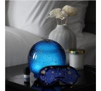 Naeo Night Sky Set Glass Aroma Diffuser With Sleep Well Oil & Satin Eye Mask