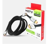 NAERSI HDMI 2.0 Cable/lead,4k*2k 15+1 Ultra hdmi to hdmi cord high speed 18gbps,4K@60Hz,ARC,gold-plated for 4K TV/PS4 3D,Video return,UHD 2160p,HDTV 1080p 1.5M