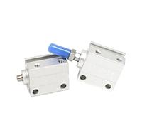 NAETCVMM 1pcs Air Cylinder MU Series 10mm Bore MU10 MU10X4/6/8/10/15/20/25/30 Mini Free Mount Cylinder Pneumatic Cylinder(MU10X10,Male thread (-B))