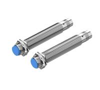 NAETCVMM 1pcs M8 Series Pluggable Inductive Proximity Switch Sensor 3pin/4pin Flush NPN/PNP 2mm/1mm Sensing Distance 6-36V DC for Automation(1MM DC 3-wire NPN NO)