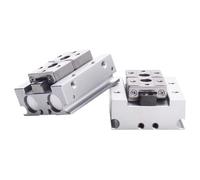NAETCVMM 1pcs Pneumatic thin parallel finger slide rail cylinder MHF2-8D/12D/16D/20D/D1/D2(MHF2-8D1)