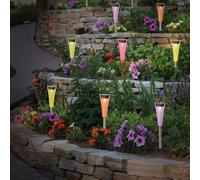 Näve 4180702 LED solar light colourful ground spike 10x