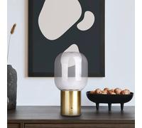 Näve Albero LED table lamp, battery, gold base