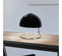 Näve Burano table lamp, black, height 25 cm, glass/metal, E27