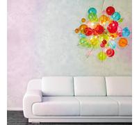 Näve Colourful glass pendant light Aurinia