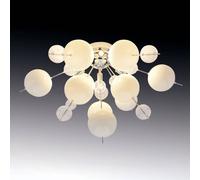 Näve Explosion bubble ceiling light in white/chrome