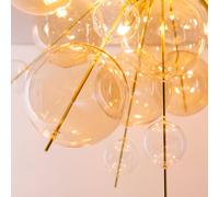 Näve Explosion bubble ceiling light with amber-coloured spheres