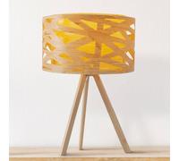Näve Finja table lamp, tripod frame made of bamboo