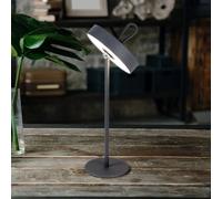 Näve LED table lamp Ella, magnetic, grey