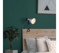 Näve Mara clip-on light adjustable, plug cable, silver