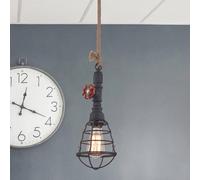 Näve Pendant light in an industrial design, black