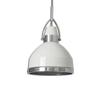 Näve White Britta hanging light in an industrial design