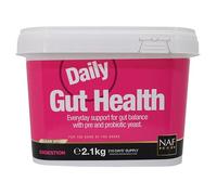 NAF Daily Gut Health 2.1kg - Everyday Digestive Support for Horses - With Prebiotics, Postbiotics & Digestive Clay - Aids Gut Balance, Condition & Feed Efficiency - Suitable for All Horses