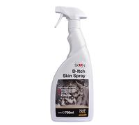 NAF Love The Skin He's In Skin Spray 750ml - Soothing Herbal Spray for Itchy, Irritated or Sensitive Skin - With Aloe Vera, MSM & Essential Oils - No-Rinse Formula for Horses