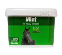 NAF Mint 500g - Pure Dried Mint Supplement for Horses - Supports Digestion, Palatability & Appetite - Natural Herbal Additive for Feed Intake
