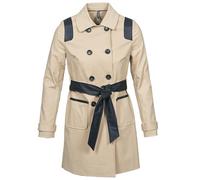 Naf Naf Trench Coat BARTABA in Beige UK 8
