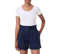 Naf Naf Women's Bermuda Shorts, Navy Blue, 8