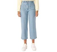 Naf Naf Women's Gneo P1 Dress Pants, Bleach, 14