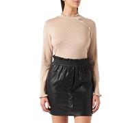 Naf Naf Women's Jupe Skirt, Noir, 34