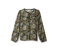 Naf Naf Women's LEMERIDIEN C1 Blouse, MERIDIEN BLEU Marine, 38