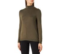 Naf Naf Women's Marielle ML Pullover Sweater, Musette Green, XS