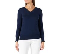 Naf Naf Women's Mathilda Pullover Sweater, Navy Blue, XS