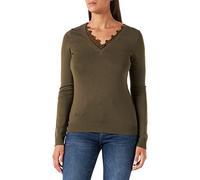 Naf Naf Women's Mazarin Pullover Sweater, Musette Green, XS