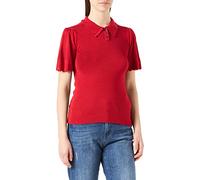 Naf Naf Women's MFAUBS Pullover Sweater, Rouge Phare, XS