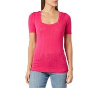 Naf Naf Women's Muse MC Pullover Sweater, Festival Fuchsia, Medium