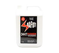 NAF Off Deet Power Performance Clear 5L - High-Strength Insect Repellent for Horses - With 19% DEET - Long-Lasting Protection Against Flies,